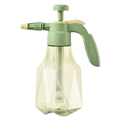 51oz Handheld Garden Pump Sprayer, Large Capacity Pressure Sprayer with Adjustable Nozzle, Leakproof Hand Atomizer, Water Spray Bottle for Home Cleaning Garden Car Detailing & Washing (Green) - color: Green