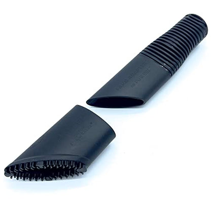 Buff Brite: Fur EEL Pro & Fang Adapter - Pet Hair Remover Vacuum Attachment - Dog & Cat Grooming & Cleanup Tool, Head Works Wet & Dry, Carpet-Home-Car