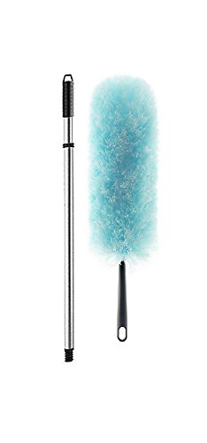 Fuller Brush 56040 Large Surface Duster with Handle – 52" for High-Reach Dusting – Reusable Dusting Tool for Blinds, Ceiling Fans & Multi-Surface Dusting (Duster with Handle)