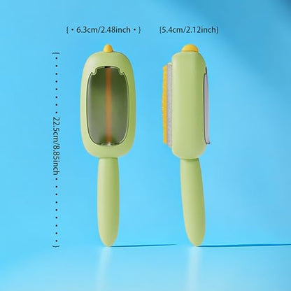 Lint and pet Hair Remover,Pet Hair Removal Glove,Clothe Hair Remover Roller,Reusable Lint Roller for Clothes,Pet Hair Remover for Clothes, Lint Brushes for Clothes(Green) - color: Green