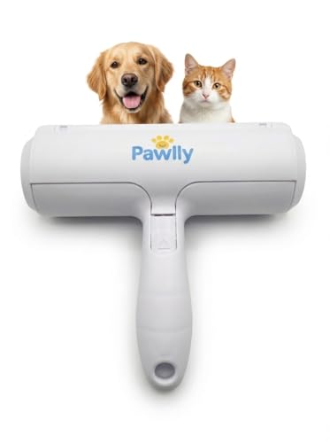 Pet Hair Remover Roller – Reusable Lint Roller for Pet Hair, Dog & Cat Hair Remover – Self-Cleaning Fur Removal Tool for Couch, Sofa, Furniture, Carpet, Car Seats & Bedding – No Refills Needed