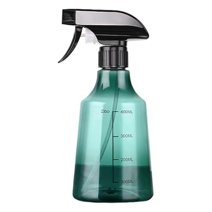 Spray Bottle, 500ml Refillable Sprayer Bottle with Adjustable Nozzle and 2 Modes, Empty Cleaning Solution Container, Mist/Stream,Thickened Version,Water Plants,for Cleaning Solutions, Oils, Hair, Cook - color: Green