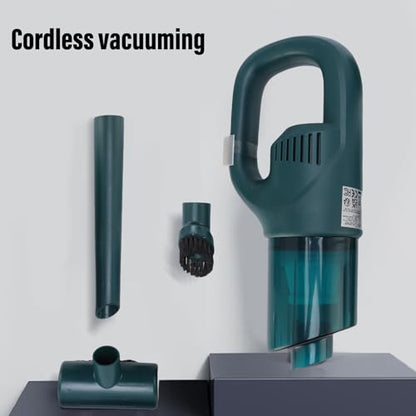 Fockety Cordless Vacuum Cleaner, 3 in 1 Lightweight Stick Vacuum for Home with Powerful Suction & 1800mAh Battery, Rechargeable Handheld Vac for Carpet, Tile, Pet Hair, Hardwood Floors