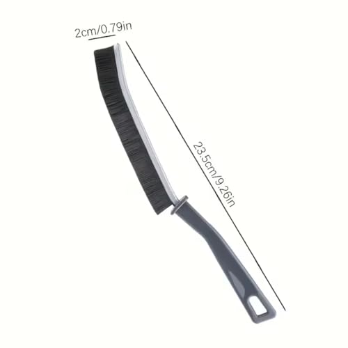 Hard-Bristle Crevice Cleaning Brush - Ultra-Thin Gap Cleaning Tool for Tile Joints, Window Tracks and Kitchen Corners - Durable Dead Corner Scrubber for Bathroom, Vanity and Sink