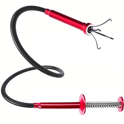 Flexible Magnetic Pickup Tool,Bendable Grabber Tool with 4 Claws & Strong Magnet – Flexible Claw Pick-Up Reacher for Narrow Spaces, Engine Bay, Sink, Drain, Jewelry, Keys, Metal Objects（28 Inch - size: 28.2 inch