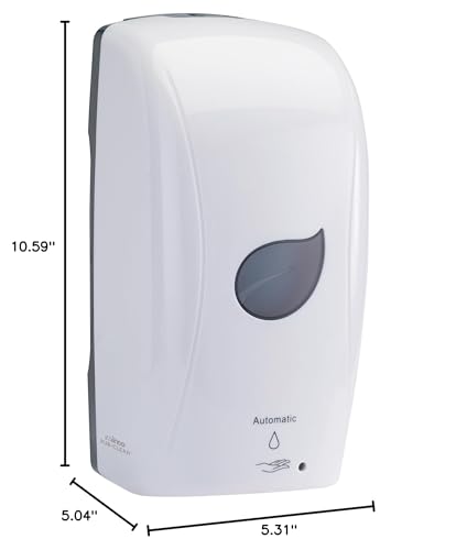 Winco Pur-Clean Automatic Liquid Soap Dispenser, 35 Ounces, White - color: White, style: Auto Liquid