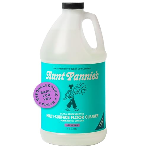 Aunt Fannie's Ultra Concentrated Floor Cleaner Vinegar Wash, Multi-Surface Solution For Mopping, Value Size, Lavender Scent, 64 oz - size: 64 Fl Oz (Pack of 1)