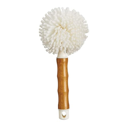 HIC Kitchen Bamboo Glass Brush, Bamboo with Non-Scratch Foam Tips - style: Glass Brush