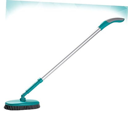 Healeved Long Handle Floor Cleaning Brush Soft Bristle Tile Scrubber for Easy Use Floors Bathtubs and Tiles Green