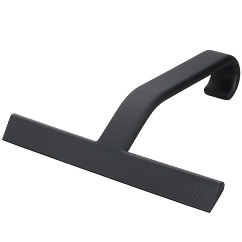 Shower Squeegee for Glass Door, One-Piece Silicone Squeegee with Minimalist Design and Integrated Hook for Easy Hanging, Cleaning Shower Walls, Glass Doors, Windows