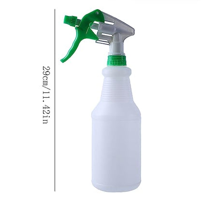 Spray Bottles for Cleaning, 3 Pack,25 Oz Heavy Duty Empty Plastic Adjustable Nozzle Spray Bottle,Leak Proof Refillable Hair Spray Bottles for Industrial Plants Cleaning Solutions Hair