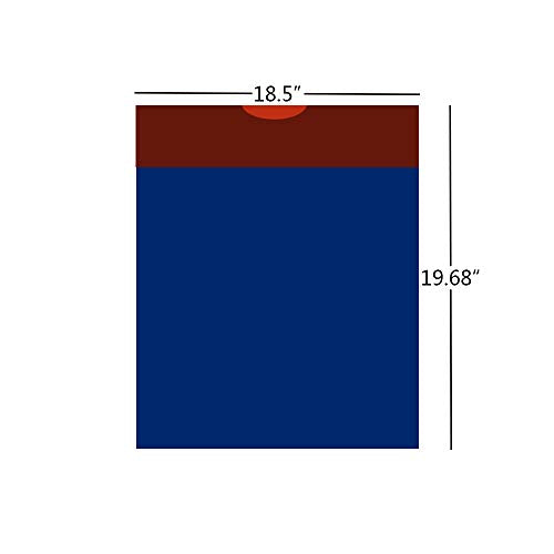 Bringer 3 Gallon Small Drawstring Trash Bags, Blue Garbage Bag, 200 Counts, F