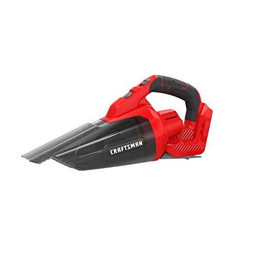 CRAFTSMAN V20 Cordless Hand Vacuum, 45 CFM, 2 Stage Filtration System with Filter, Bare Tool Only (CMCVH001B) - style: Tool Only