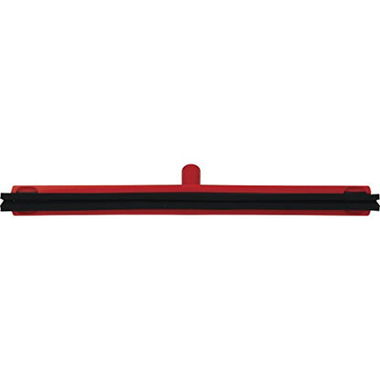 Vikan 77544 Squeegee,Fixed Head,Floor,24",PP/RB,Red - color: Red, size: 7754