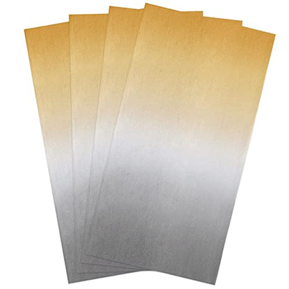 Yellow Grey Kitchen Towels,Yellow Grey Ombre 16x28 Inches Soft Kitchen Dish Cloth,Cotton Tea Towels/Bar Towels/Hand Towels,(4 Pack) - color: Ombrezag6466, size: 4PCS