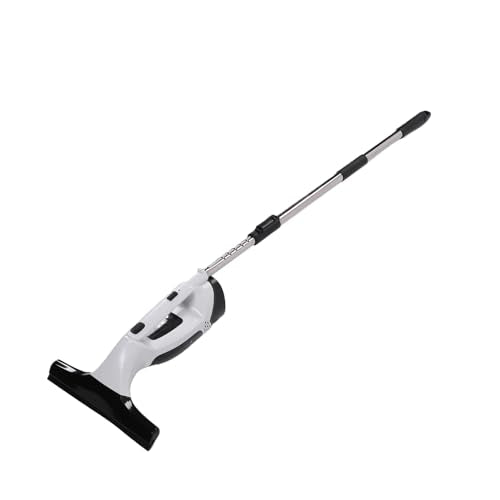 Dpofirs Auto Water Collection Window Vacuum Squeegee | Cordless 2000Pa Suction Glass Cleaner with Extendable Pole for Car Home (Black)