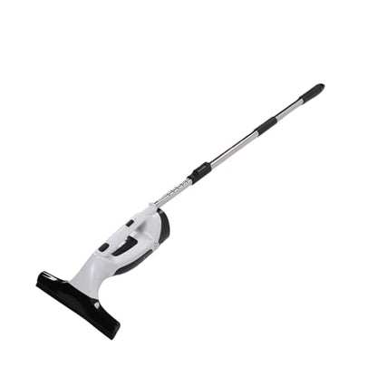 Dpofirs Auto Water Collection Window Vacuum Squeegee | Cordless 2000Pa Suction Glass Cleaner with Extendable Pole for Car Home (Black)