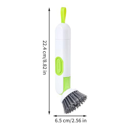 Genérico Soap Dispensing Brush, Dish Washing Brush with Pressure, Pot Sink with Automatic Liquid Addition – for Countertop Sink Bathroom Pots Pans
