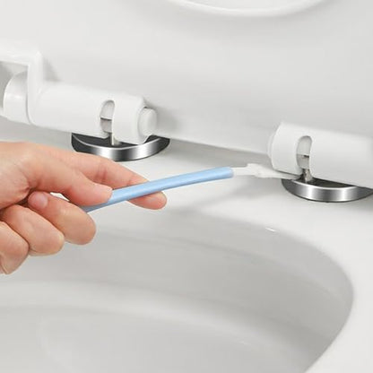 50 Spare Heads Disposable Toilet Brush Set, Crevice Cleaning for Appliances Doors Windows