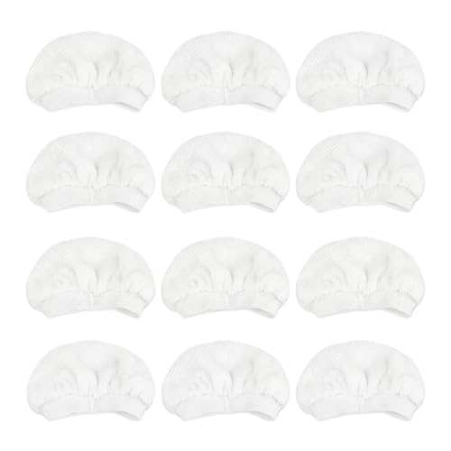 Tidy Monster 12 Pack Microfiber Cloth Covers, Washable Steam Cleaner Accessories Compatible with Bissell Steam Shot 39N7A/39N7V, McCulloch, PurSteam, Wagner & Dupray - color: 12 Pack White