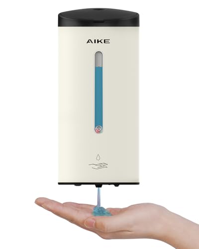 AIKE Classic Automatic Soap Dispenser,25 oz Liquid Wall Mount,MatteWhite Stainless Steel Finish Model AK1205E - color: Mattewhite Stainless Steel