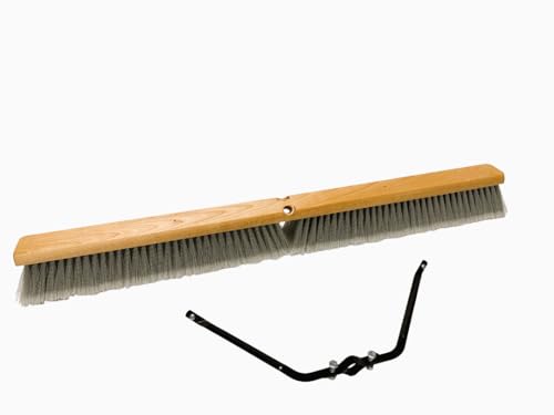 36” Smooth-Surface Push Broom Head with Broom Brace