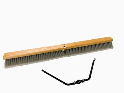 36” Smooth-Surface Push Broom Head with Broom Brace