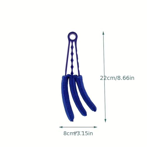 2 Pack Blind Cleaner Duster Tool, Washable Microfiber Window Blinds Brush for Car Air Vent, AC, Shutter, Reusable Cleaning Gadgets for Home Office