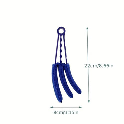 2 Pack Blind Cleaner Duster Tool, Washable Microfiber Window Blinds Brush for Car Air Vent, AC, Shutter, Reusable Cleaning Gadgets for Home Office
