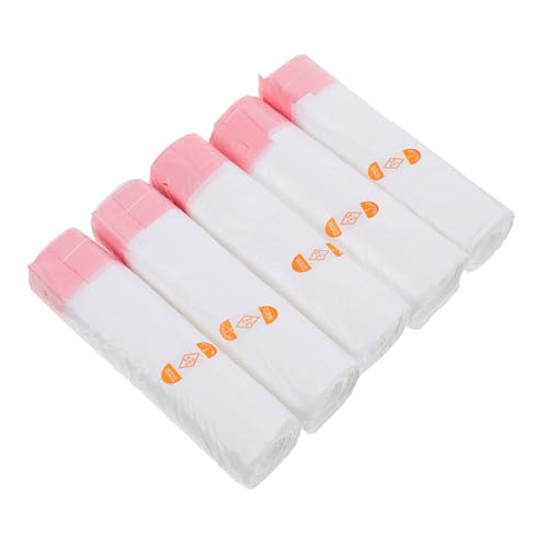 CALLARON 75pcs Large Trash Bags Heavy Duty Garbage Bags Portable Trash Liners Drawstring Refuse Leakproof for Home - color: White