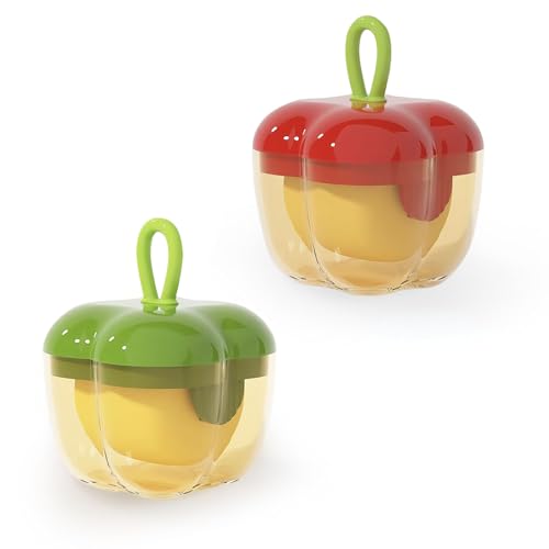 2PCS Portable Mini Lint Rollers, ClearGreen&Red | Reusable Washable, For Clothes Car Seats Furniture Carpets Pet Hair, Travel Portable, Fits in Wallet Bag, Pet Hair Remover - color: Cleargreen+clearred