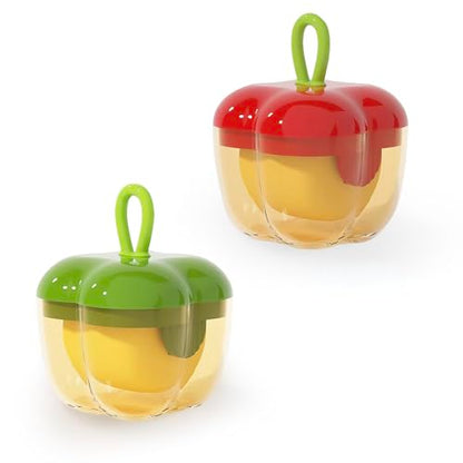 2PCS Portable Mini Lint Rollers, ClearGreen&Red | Reusable Washable, For Clothes Car Seats Furniture Carpets Pet Hair, Travel Portable, Fits in Wallet Bag, Pet Hair Remover - color: Cleargreen+clearred