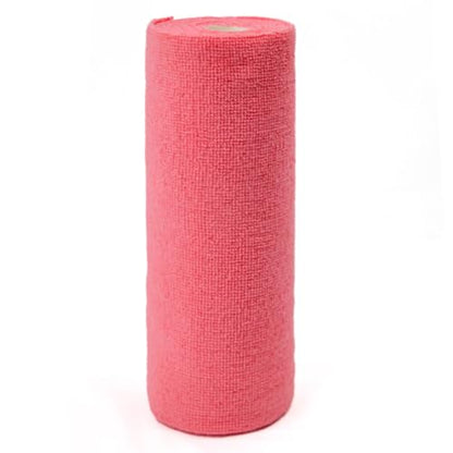Eforcase Cleaning Towels Disposable Dish Cloths Microfiber Reusable Handy Cleaning Wipes Multi-Purpose Towel Roll Reusable Cleaning Cloths House Kitchen Cleaning Cloth Wiping Dishcloths,20 Count - color: Red