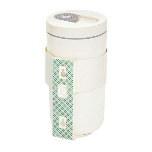 iDesign Adhesive Cleaning Wipes Holder for Kitchen or Bathroom - Coconut White