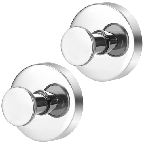 Suction Cup Hooks for Shower,No Drill Towel Hooks for Bathroom Wall, Kitchen, Glass, Mirror, Tile - Ideal for Hanging Towels, Robes, and Loofahs (Mirror-2pcs) - color: Mirror-2pcs