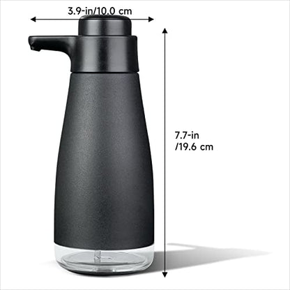 AIKE 15fl.oz Liquid Soap Dispenser for Dish and Hand Soap Matte Black - color: Anti-fingerprint Black Coating