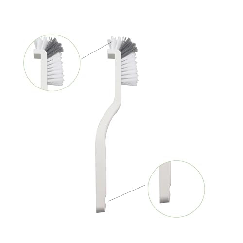 5PCS Cleaning Dish Scrubbing Brush Kitchen Sink Bathroom Brush Dishwasher Edge Grouting Deep Cleaning Brush with Stiff Bristles for Cleaning Window Recesses Shutters Sliding Doors