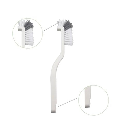 5PCS Cleaning Dish Scrubbing Brush Kitchen Sink Bathroom Brush Dishwasher Edge Grouting Deep Cleaning Brush with Stiff Bristles for Cleaning Window Recesses Shutters Sliding Doors