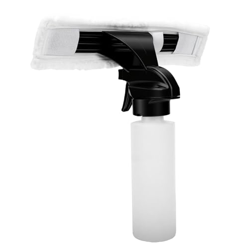 Window Vacuum Squeegee, Portable Handheld Electric Window Cleaner with 3000mAh Battery and Water Suction for Home Glass, Car Windows