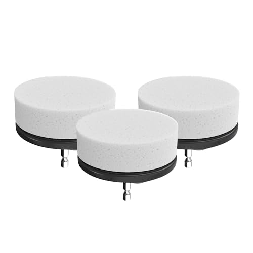 Dirt Devil Foam Sponge Pad Cleaning Set, 3 Piece, 3.5" Sponges, for Use on Glass, Mirrors, Hardwood and More, Soft and Absorbent, Cleaning Sponge Drill Attachment - style: Sponge Pad Kit