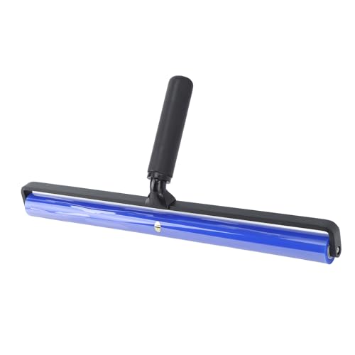 Static Cleaning Roller Dust Removal Roller Silicone Static Function Rustproof Aluminum Frame Home (16in)