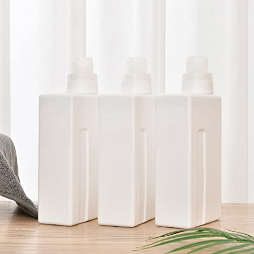 Healeved 2pcs Leakproof Empty Bottles Refillable Laundry Detergent Holders Capacity for Home Use Convenient and Portable for Liquid Storage