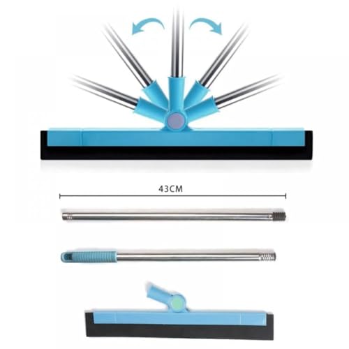 Silicone Magic Broom - Multi-Surface Squeegee & Hair Catcher for Floors & Windows