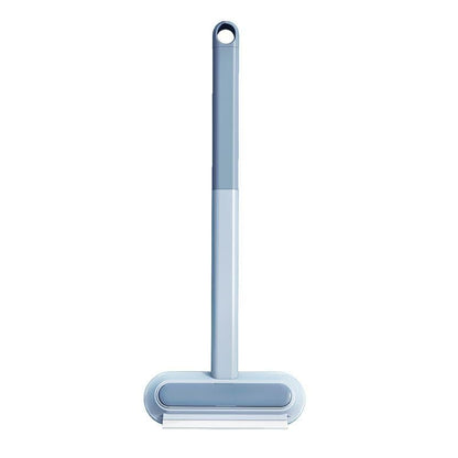 Blue Long Handle Pet Hair Remover, Durable Nylon Lint Roller, Effectively Removes Cat & Dog Hair, Suitable for Bed, Sofa and Other Furniture Surfaces