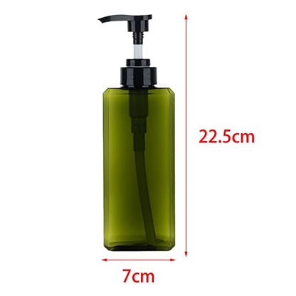 Laundry Dispenser Container Bottle Liquid Laundry Soap Bottle, 650ml Green - color: 650ml Green