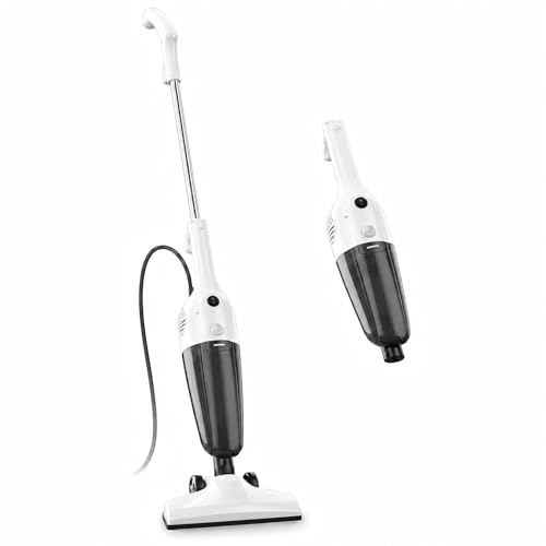 FUNCCUBE Vacuum Cleaners for Home - Corded Stick Vacuum Cleaner, High Power Suction Vac for Pet Hair Carpet Hardwood Floor, Household Hand Lightweight Handheld Portable Car Vac,MC White - color: Mc607c-white