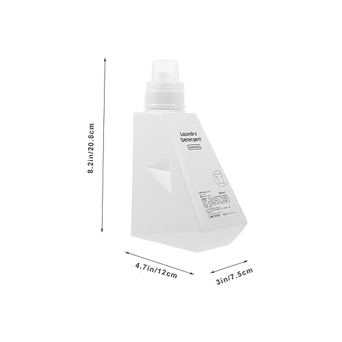 Refillable Laundry Bottle Softener Dispenser with Sealed Design for Liquid Soap Shampoo and Shower Gel Compact and Portable Storage