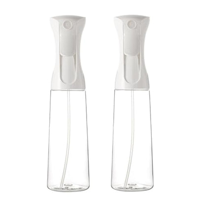 Mistifi Spray Plastic Bottle for Hair, Ultra Fine Mist, Water Mister for Hairstyling, Cleaning, Plants, Pets 12oz/350ml, Clear bottle (set of 2) - size: 12 oz*2