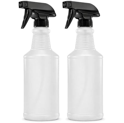 Bar5F Chemical-Resistant Spray Bottle – BPA-Free, Cleaning, Gardening, Hydrogen Peroxide, Rubbing Alcohol, Leak-Proof, Multipurpose, USA (Black (2-Pack) 16-Ounce) - style: Black (2-Pack) 16-Ounce