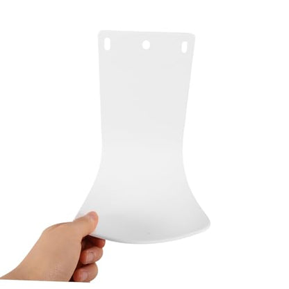 Soap Dispenser Drip Tray Wall Mounted Soap Dispenser Tray for Liquid Prevents Leaks and Spills Easy to Clean Portable Stand for Bathroom Kitchen 7.28 X 5.11 X 3.54 in - color: White
